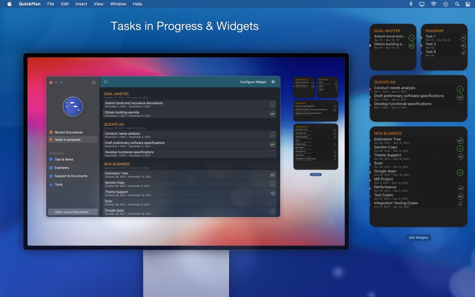 #7. QuickPlan - Project Gantt Plan (macOS) 由: 皓 李