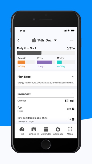 Galaxy Fitness Screenshot