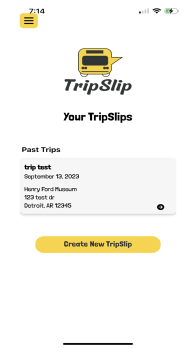 TripSlip Screenshot
