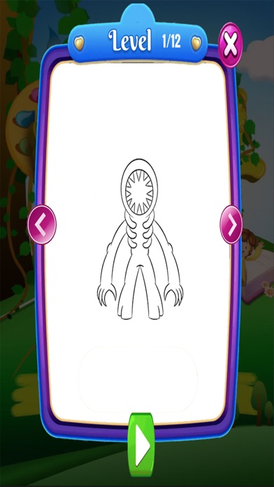 Doors Monsters Coloring Book Screenshot