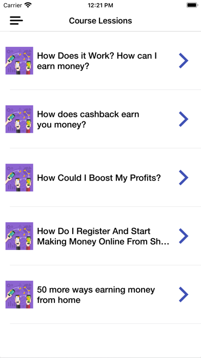 Earn Online Cashback Guide Screenshot