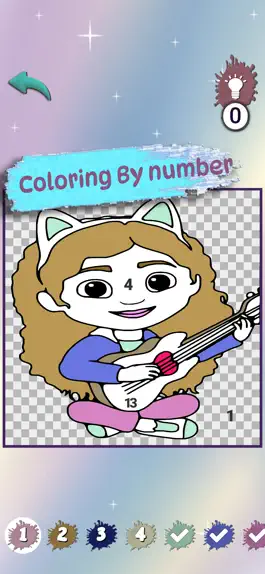 Game screenshot DollHouse Doodle Glitter Book hack