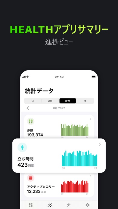 FitnessView ∙ ヘルスダッシュボードのおすすめ画像2