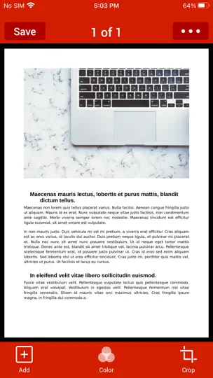 Screenshot von PDF Maker Pro - Scanner auf dem iPhone 2