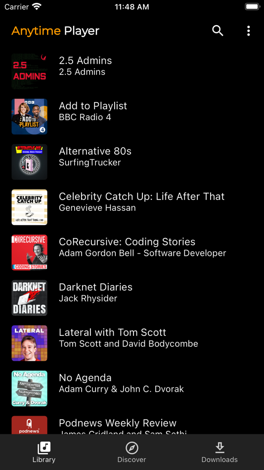 #3. Anytime Podcast Player (iOS) 由: Ben Hills