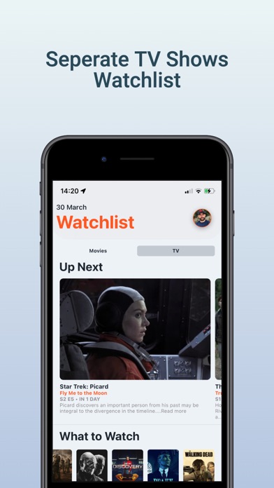 Watchlist+ Track TV & Movies Screenshot