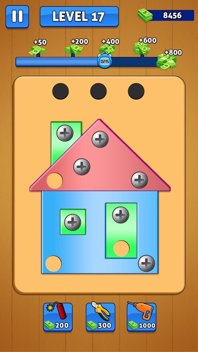 Screw Pin Nuts and Bolts Games Screenshot