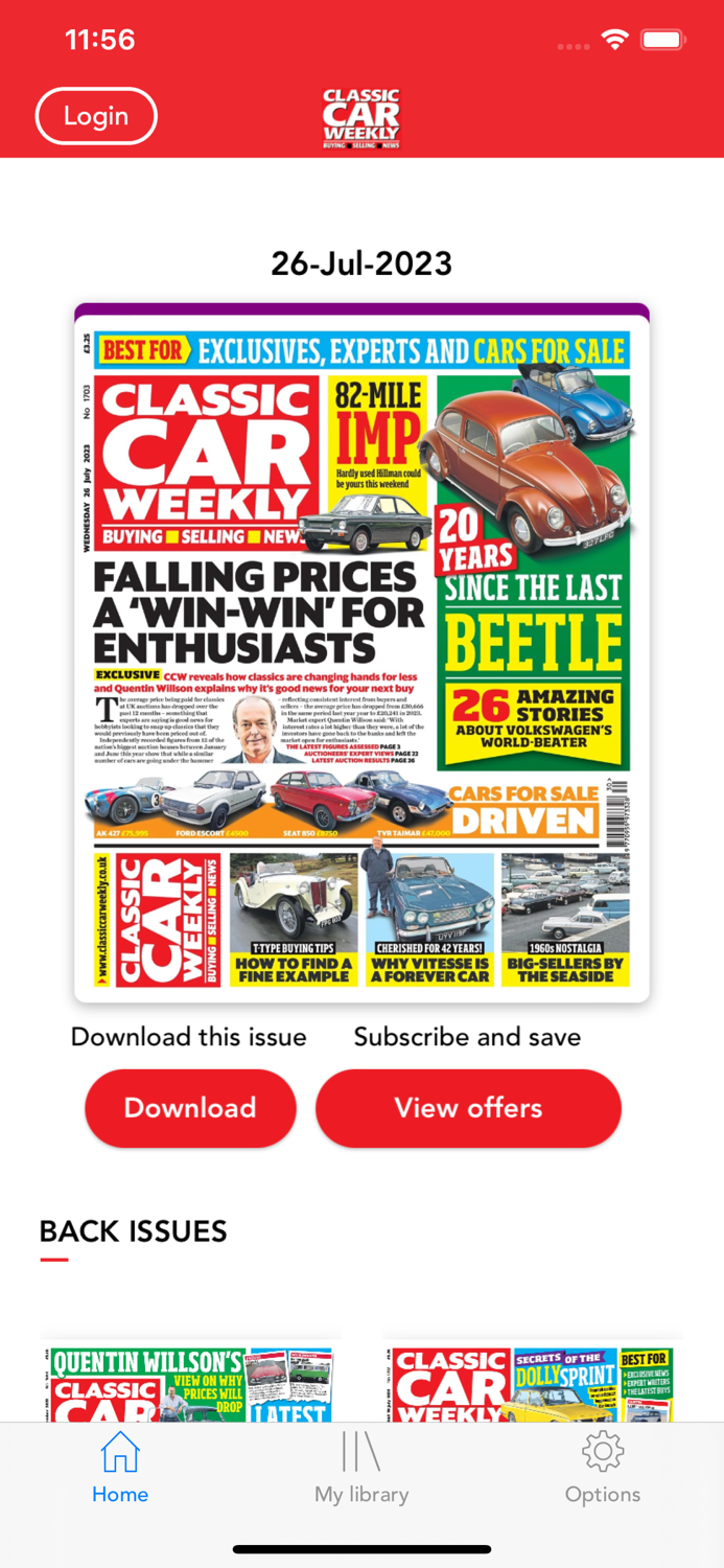 Classic Car Buyer - weekly