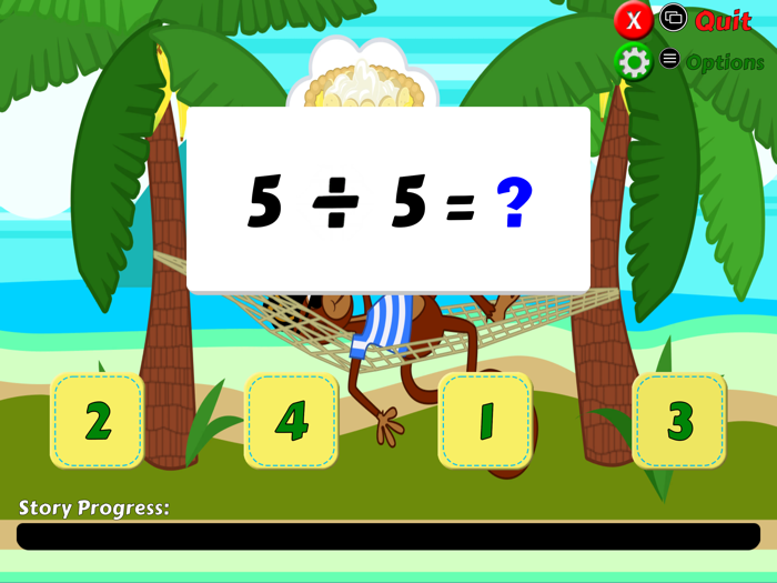 Pirate Monkey Math Flash
