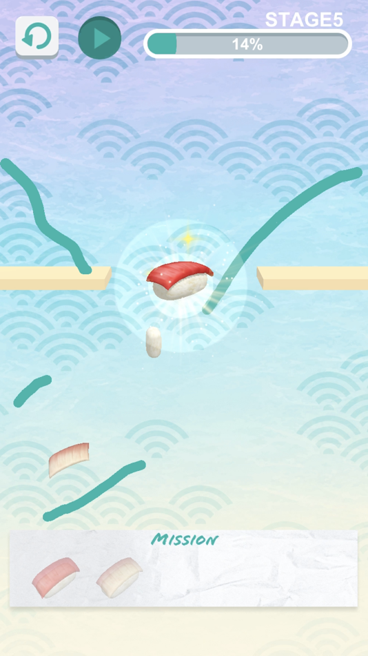 #3. Draw Make Sushi (iOS) Podle: ORSO Inc.