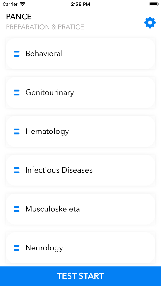 #1. PANCE Practice Test (iOS) Podle: Ajay Gorasiya