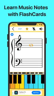 learn music notes sight read iphone screenshot 1