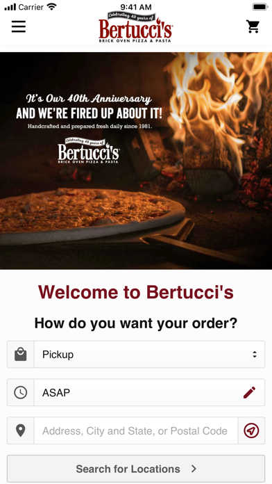 Bertucci's Screenshot