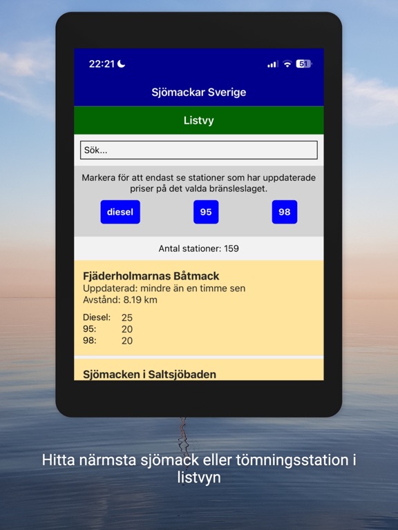 Screenshot #5 pour BåtBränsle & Tömningsstationer