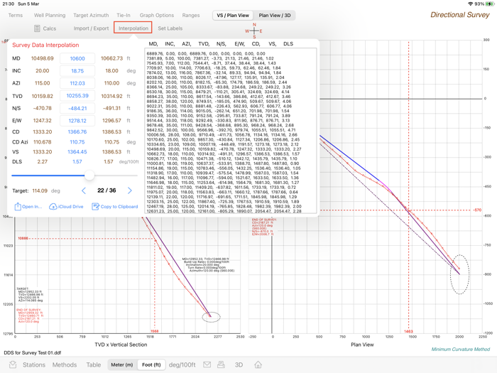 Directional Well Survey