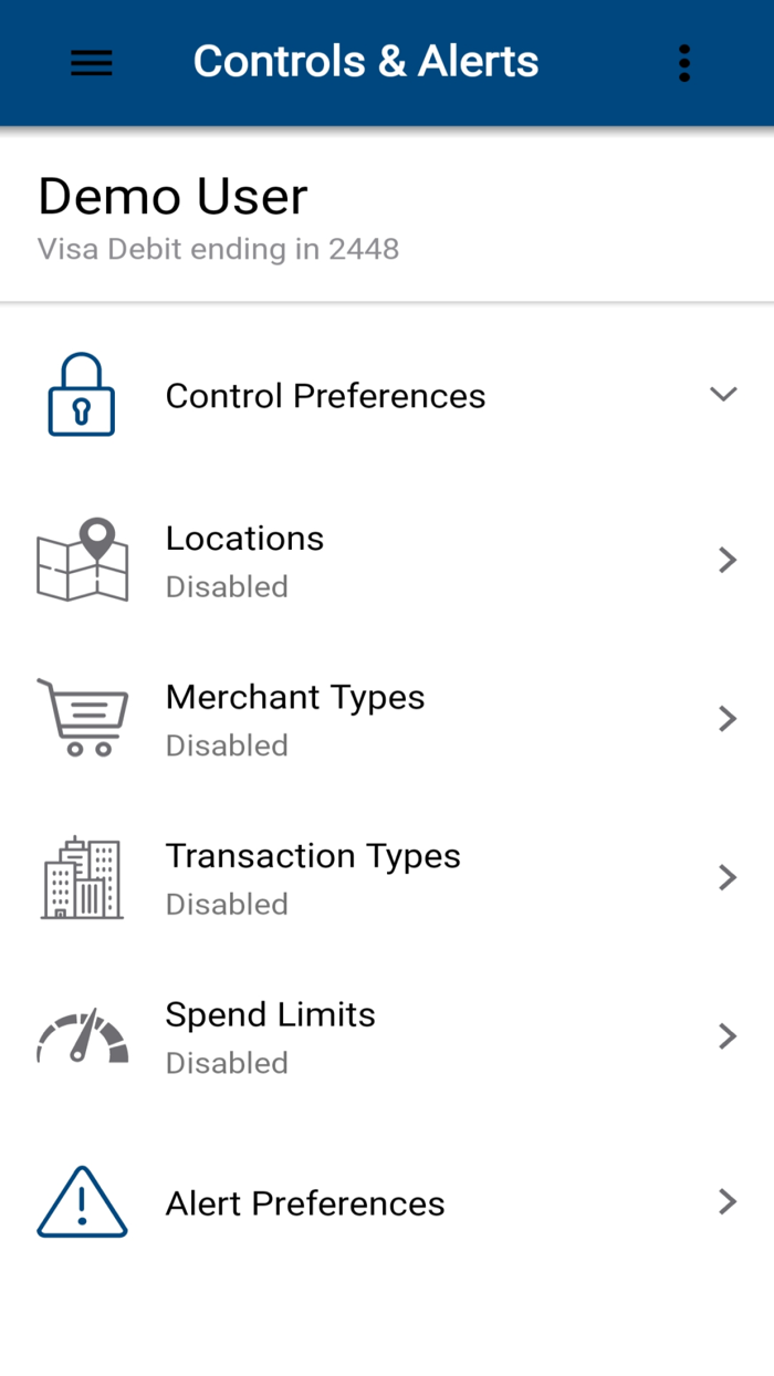 MYC1CU Card Controls