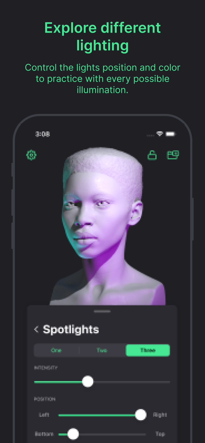 Head Model Studio - Art Study