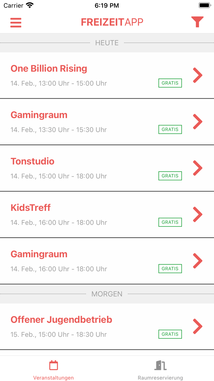 Freizeitapp Weingarten