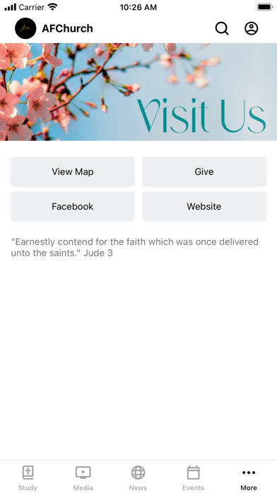 Apostolic Faith Screenshot