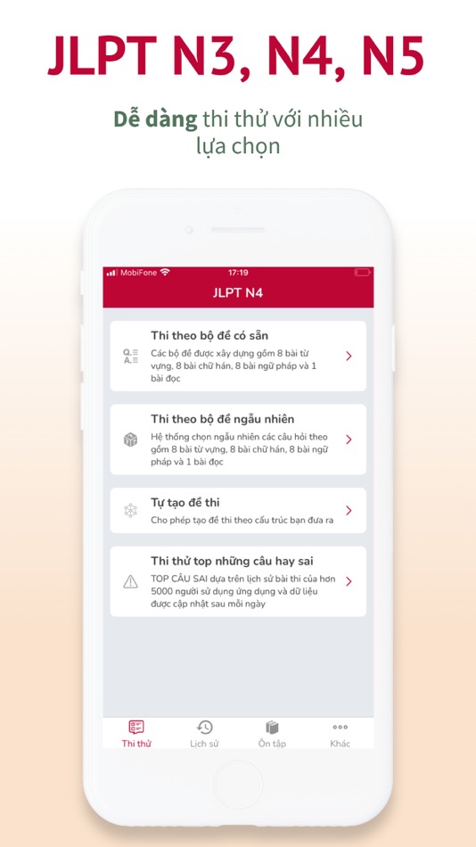 #6. JLPTify N3, N4, N5 (iOS) بواسطة: Binh Tran