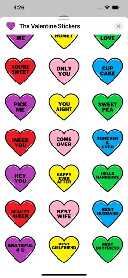 Game screenshot The Valentine Stickers hack