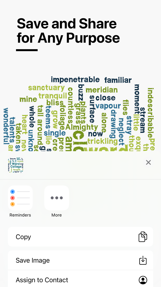 #5. Word Collage (iOS) By: Alexey Tataurov