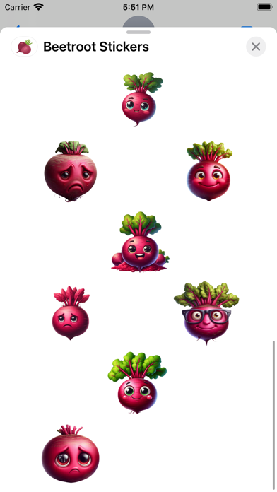 Screenshot #3 pour Beetroot Stickers