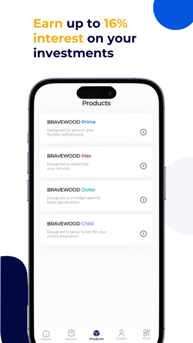 Bravewood: Earn. Invest. Grow. Screenshot