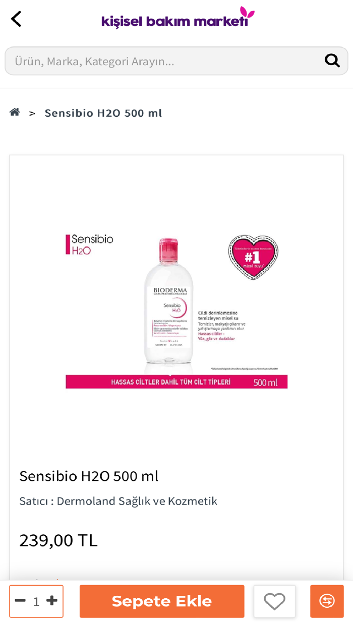 Kişisel Bakım Marketi