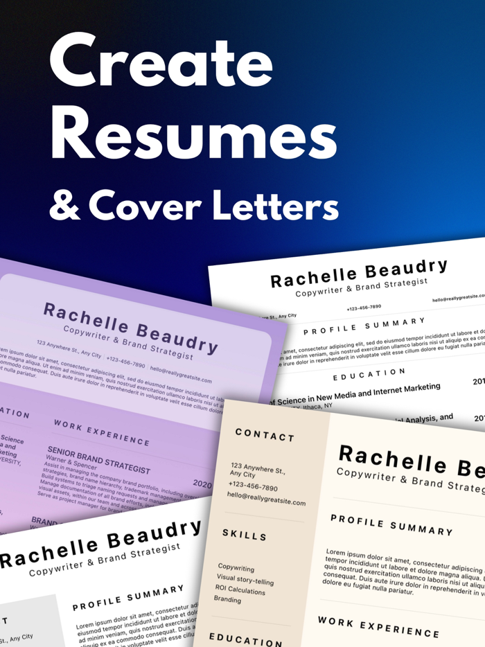 CV Maker Resume Builder