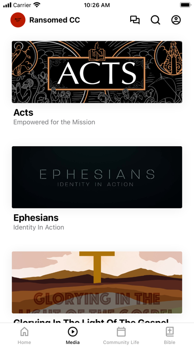 Ransomed Community Church Screenshot