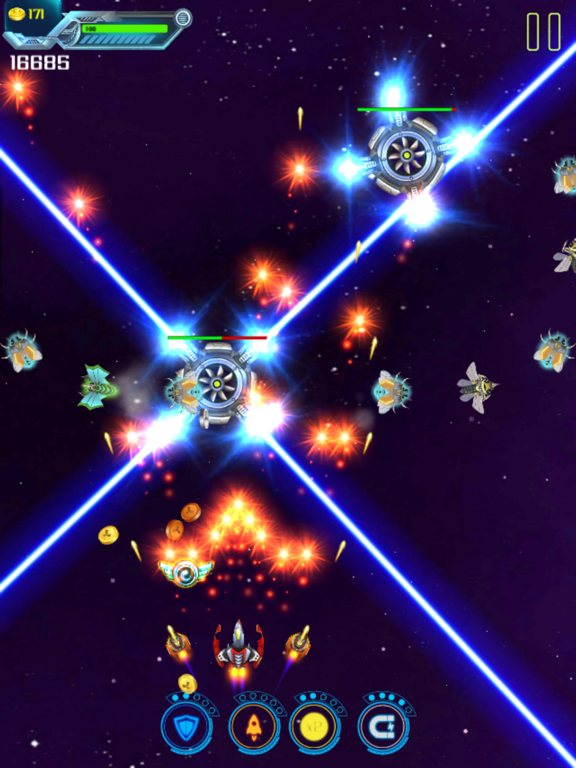 Space War : Galaxy Invader iPad screenshot