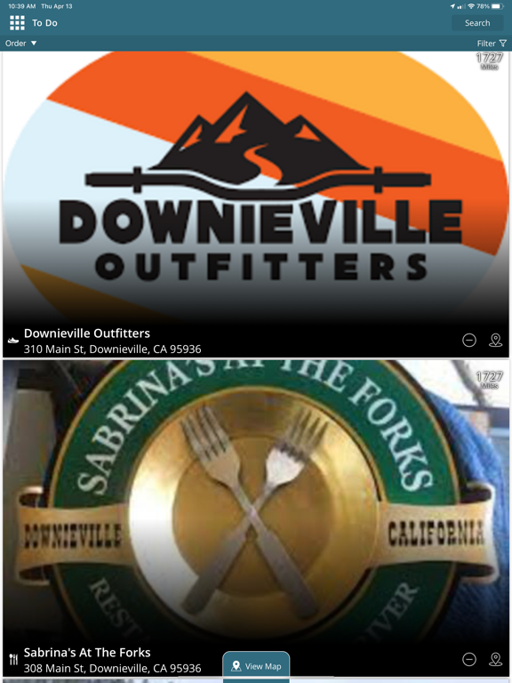 Visit Sierra County CA iPad screenshot 5 - Travel app