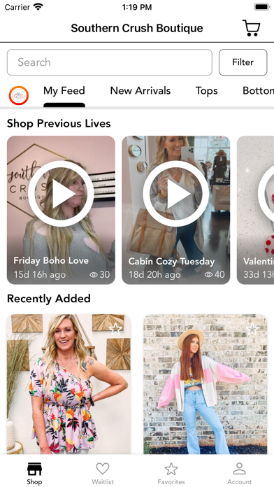 Southern Crush Boutique Screenshot