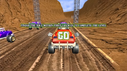 Dirt Track Car Racing Game Screenshot