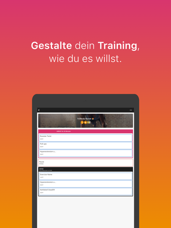 Screenshot #4 pour MYGYM Training DE