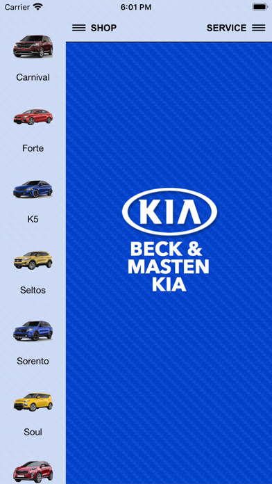 Beck & Masten Kia Screenshot