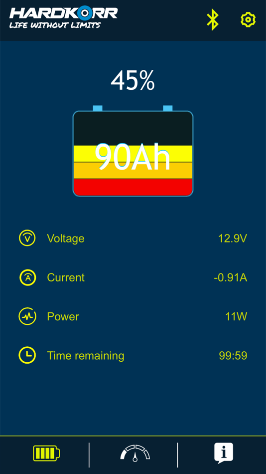 #1. Hardkorr Battery Monitor (iOS) 由: Hardkorr