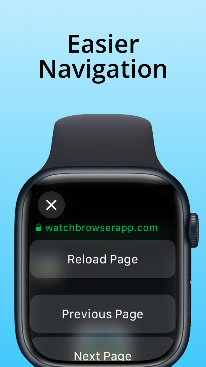Watch Browser with Keyboard