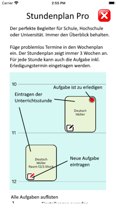 Stundenplan Pro Screenshot