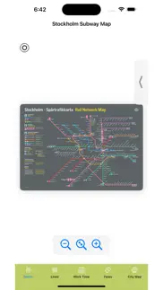 stockholm subway map iphone screenshot 1