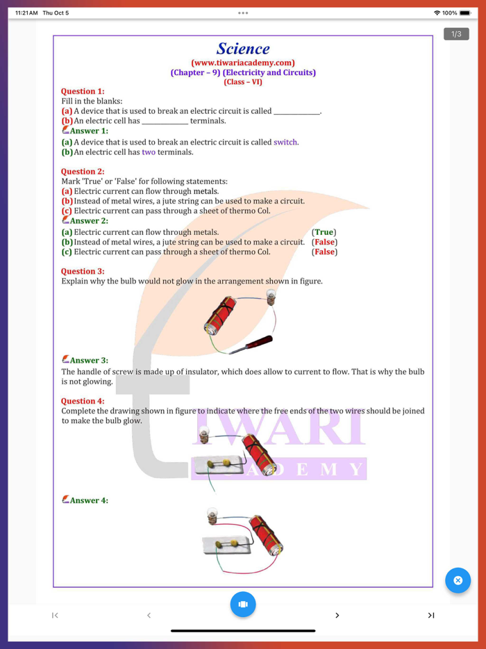 Class 6 all Subjects Solution