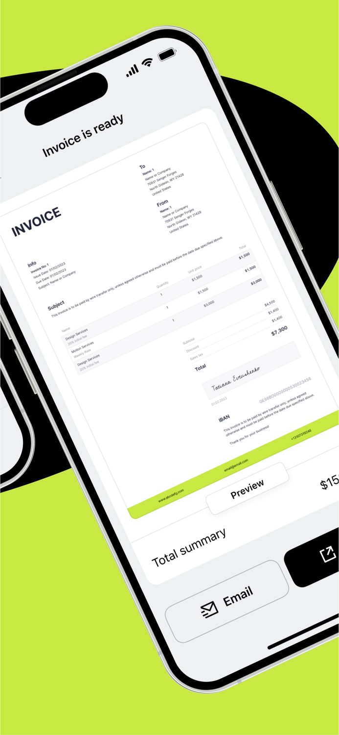 Invoice Create and Receipt Maker