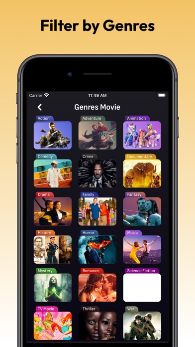 All Movies, Video & TV Shows Screenshot
