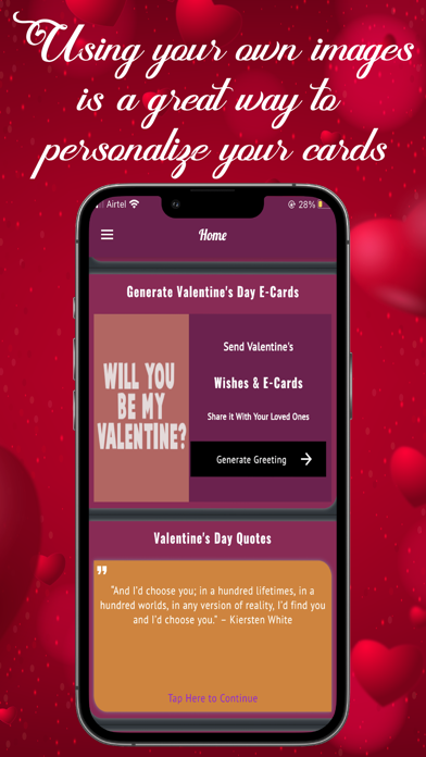 Valentine Day Wishes Image Gif screenshot 4