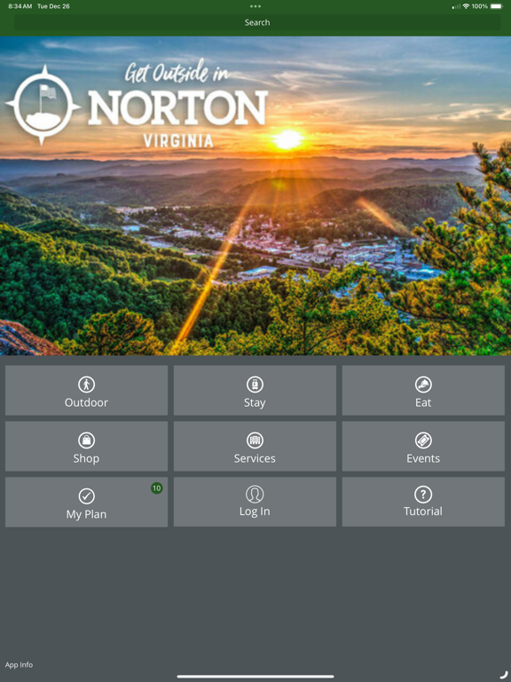 Explore Norton VA iPad screenshot 1 - Travel app