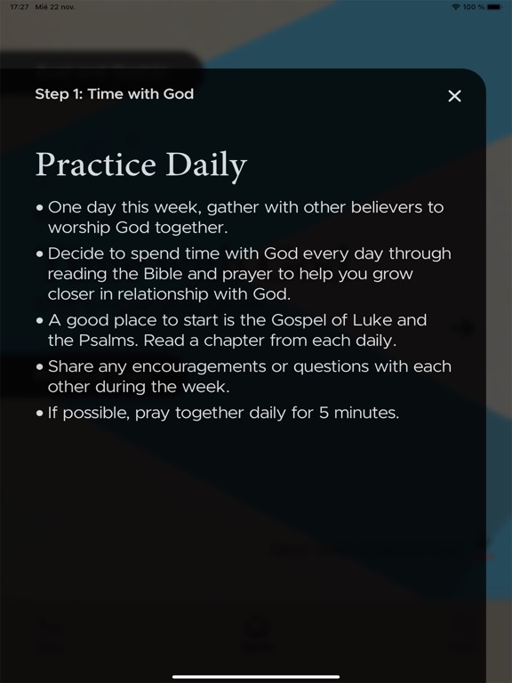 Safar Discipleship iPad screenshot 7 - Lifestyle app