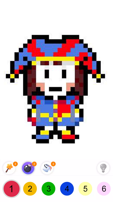 Circus Pixel Coloring Screenshot