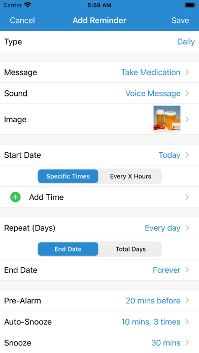 Reminder, Reminders with Voice Screenshot