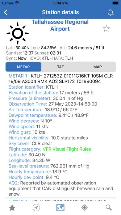 NOAA Aviation PRO Live Weather Screenshot